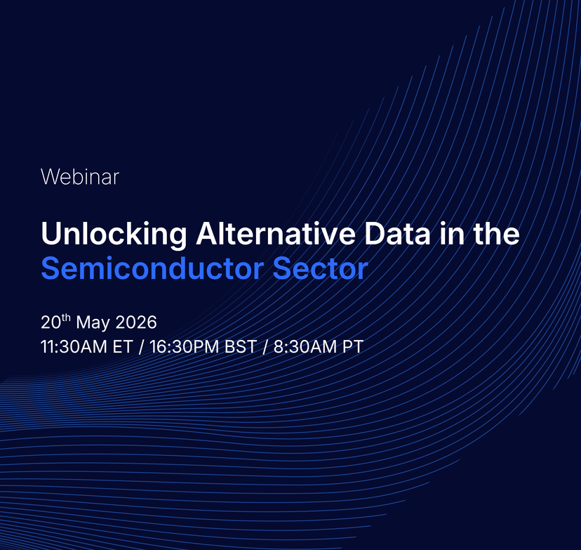 Webinar: Unlocking Alternative Data in the Semiconductor Sector